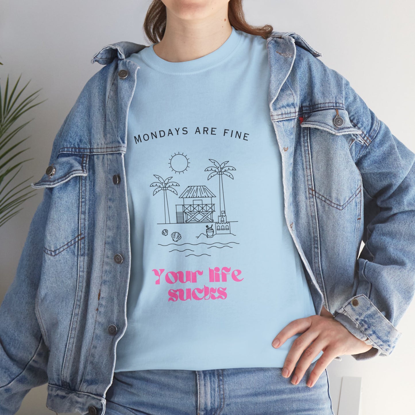 Mondays Office Humour Unisex Cotton Tee