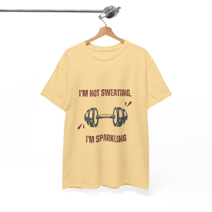 Sparkling Not Sweating Unisex Cotton Tee