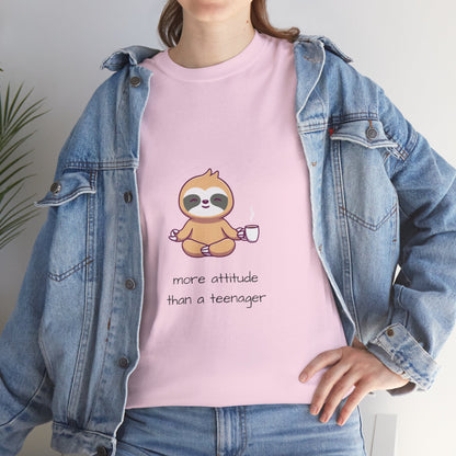 Attitude Funny Teenager Unisex Cotton Tee