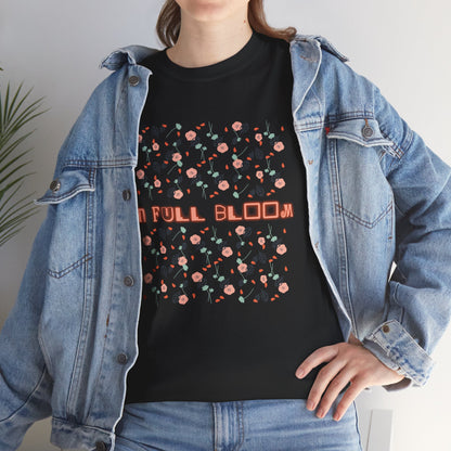 Casual Full Bloom Unisex Cotton Tee