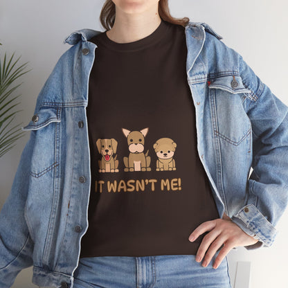 Mysterious Puppy Funny Unisex Cotton Tee