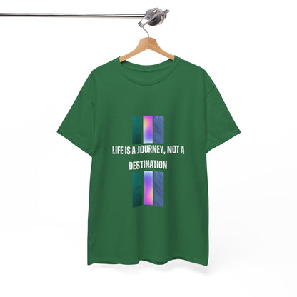 Life Journey Motivational Unisex Cotton Tee