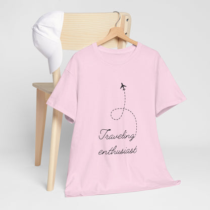 Travel Enthusiast Unisex Cotton Tee