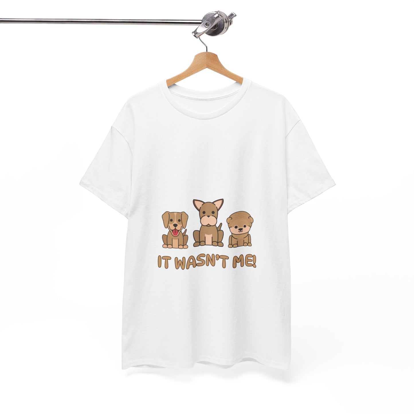 Mysterious Puppy Funny Unisex Cotton Tee