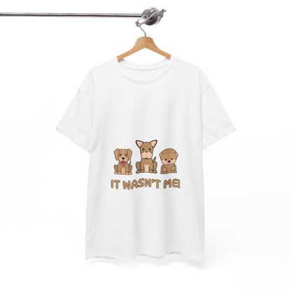 Mysterious Puppy Funny Unisex Cotton Tee