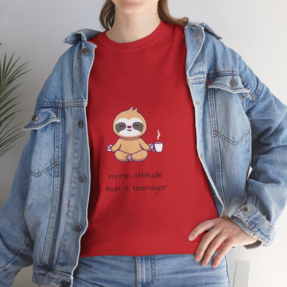 Attitude Funny Teenager Unisex Cotton Tee