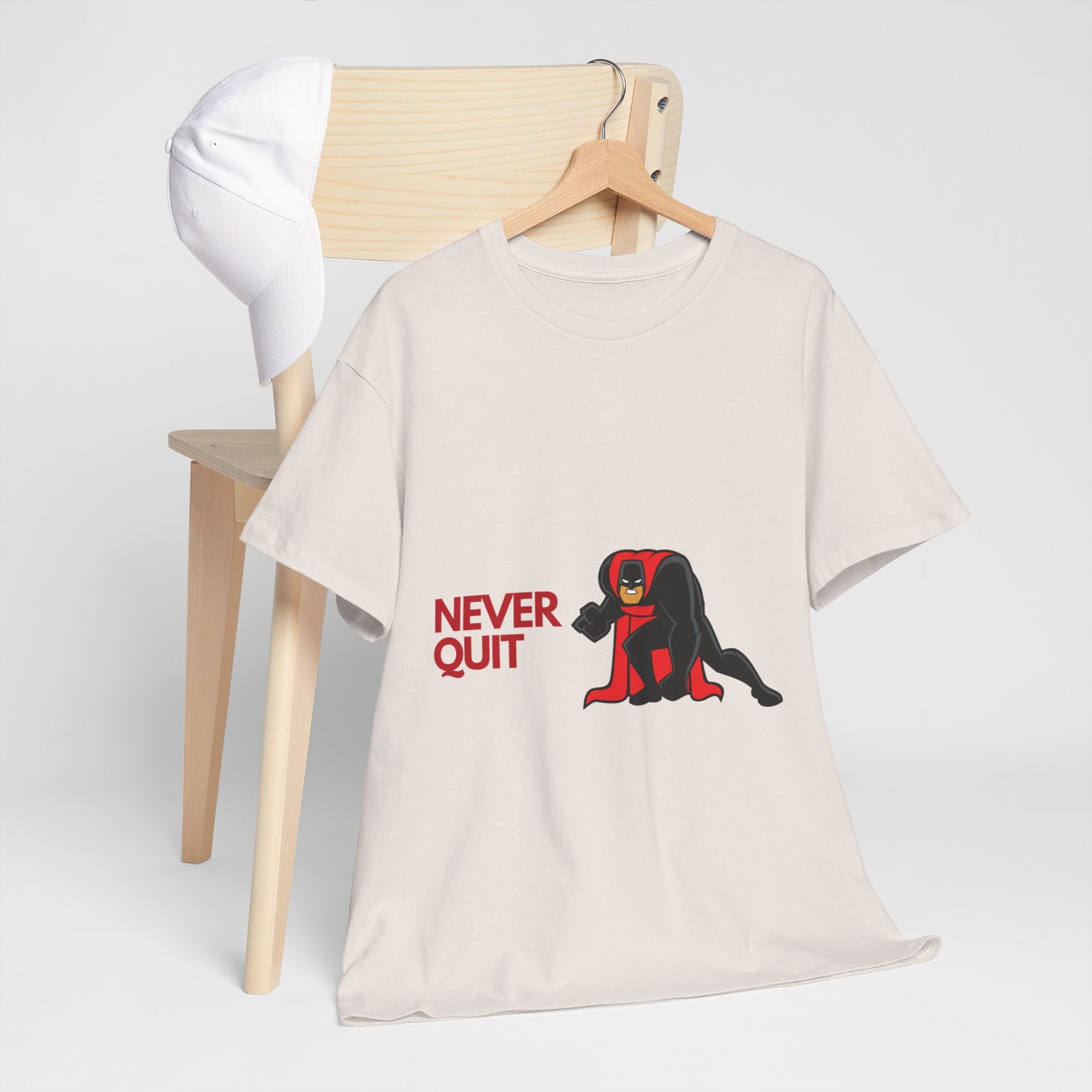 Never Quit Unisex Cotton Tee