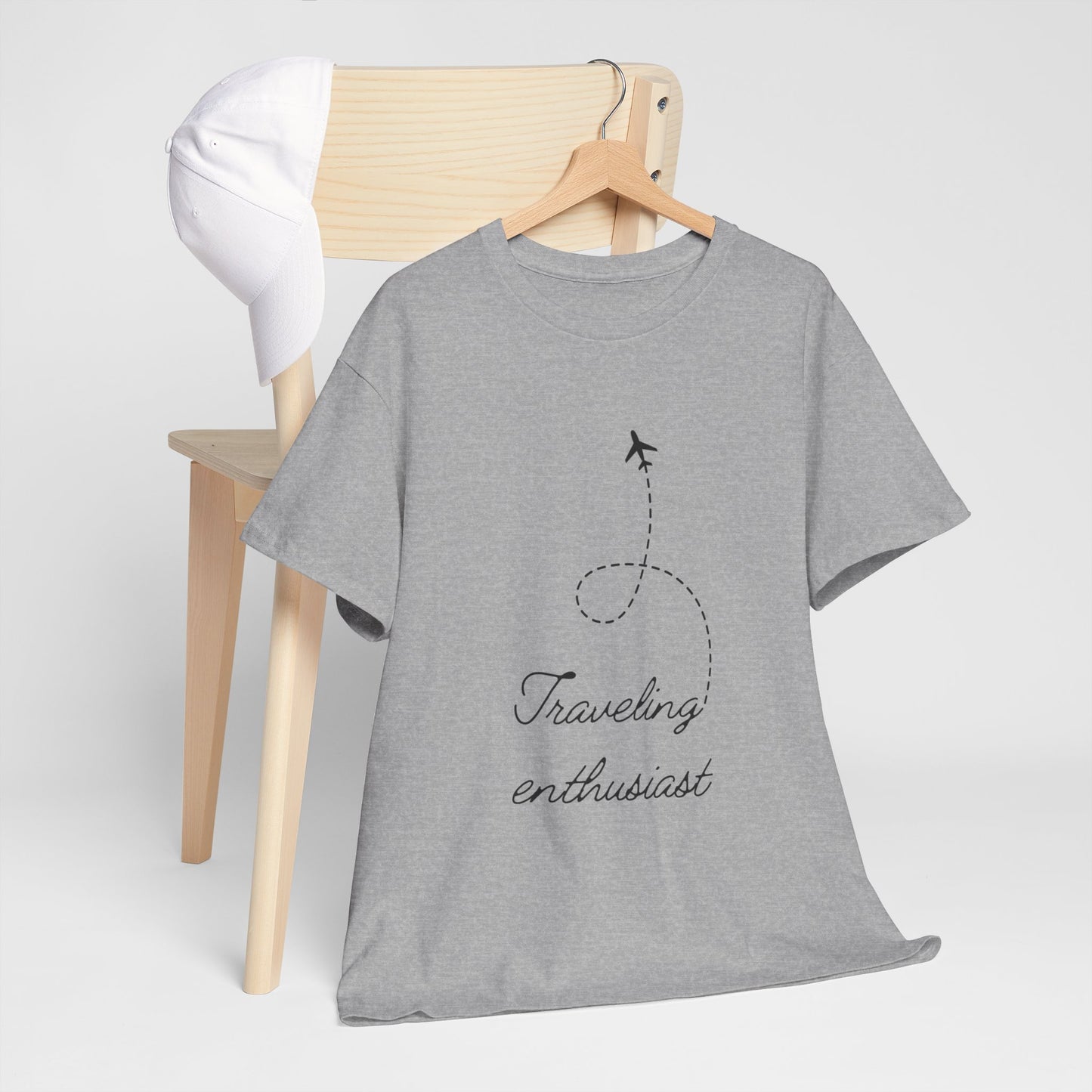 Travel Enthusiast Unisex Cotton Tee