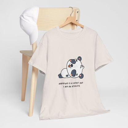 Napping Panda Unisex Cotton Tee