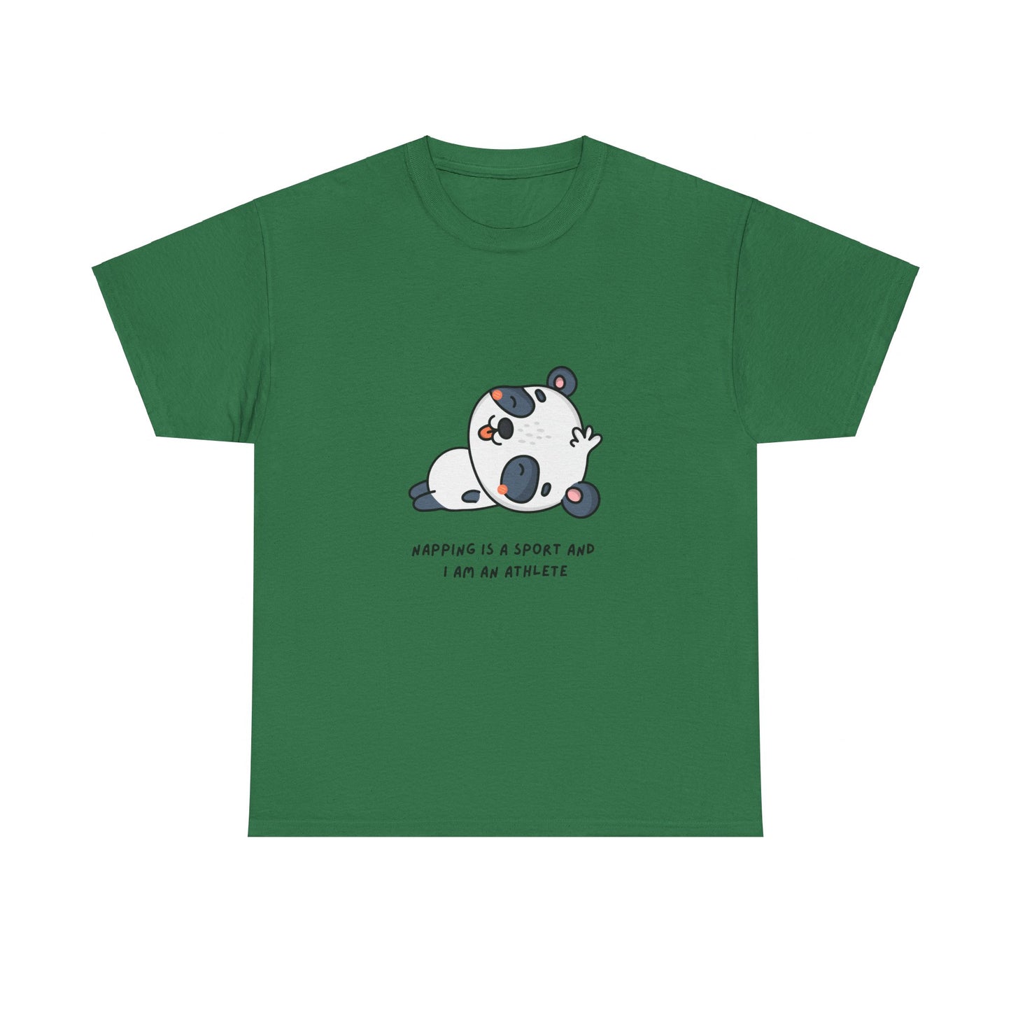 Napping Panda Unisex Cotton Tee