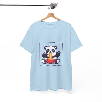 Panda Noodles Unisex Cotton Tee