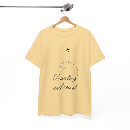 Travel Enthusiast Unisex Cotton Tee