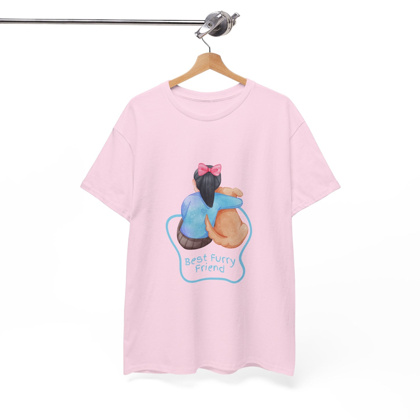 Furry Friend Pet Lover Unisex Cotton Tee