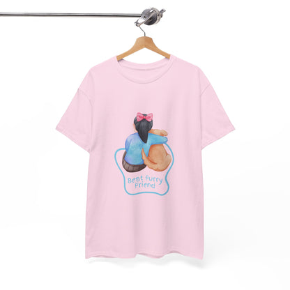 Furry Friend Pet Lover Unisex Cotton Tee