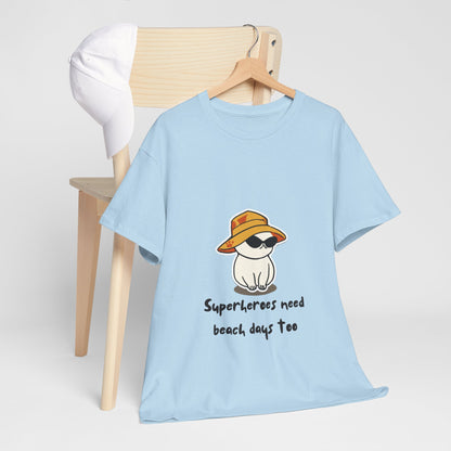 Beach Days Casual Unisex Cotton Tee