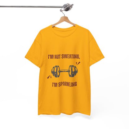 Sparkling Not Sweating Unisex Cotton Tee