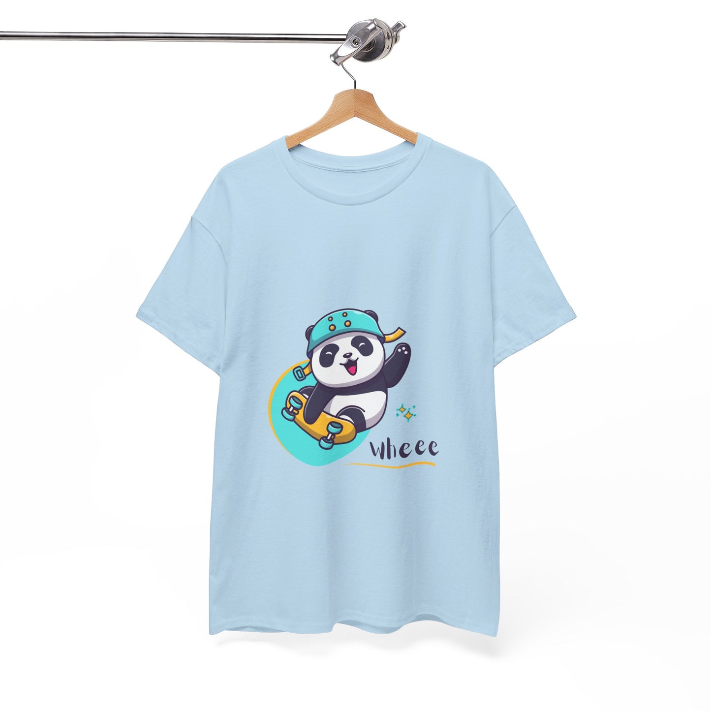 Skateboard Panda Unisex Cotton Tee