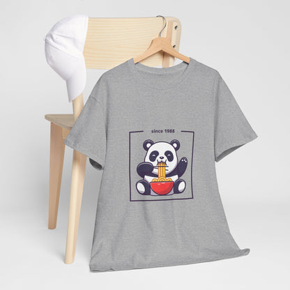 Panda Noodles Unisex Cotton Tee