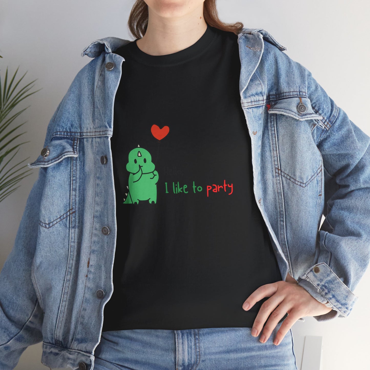 Dino Party Unisex Cotton Tee