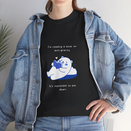 Witty Bear Book Humour Unisex Cotton Tee