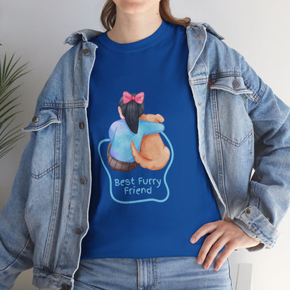 Furry Friend Pet Lover Unisex Cotton Tee