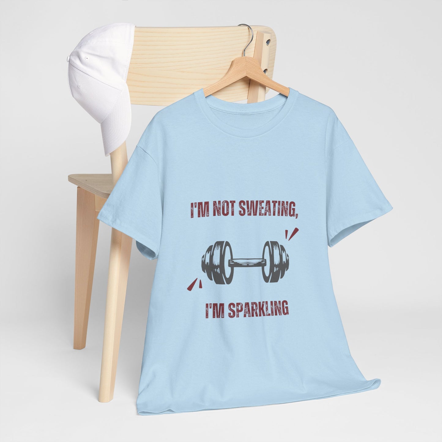 Sparkling Not Sweating Unisex Cotton Tee