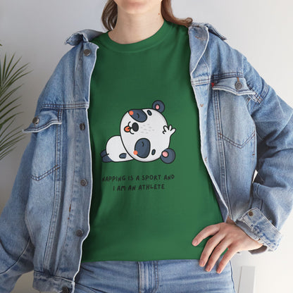 Napping Panda Unisex Cotton Tee