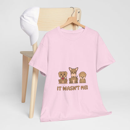 Mysterious Puppy Funny Unisex Cotton Tee