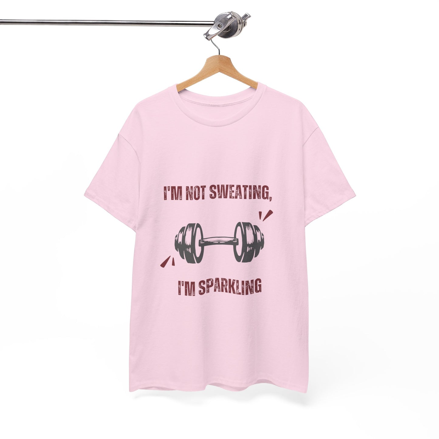 Sparkling Not Sweating Unisex Cotton Tee