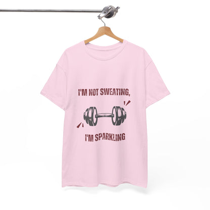 Sparkling Not Sweating Unisex Cotton Tee