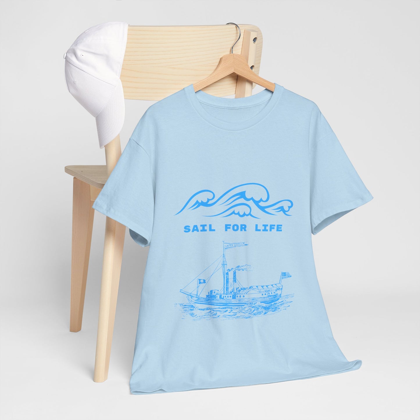 Sail for Life Casual Unisex Cotton Tee