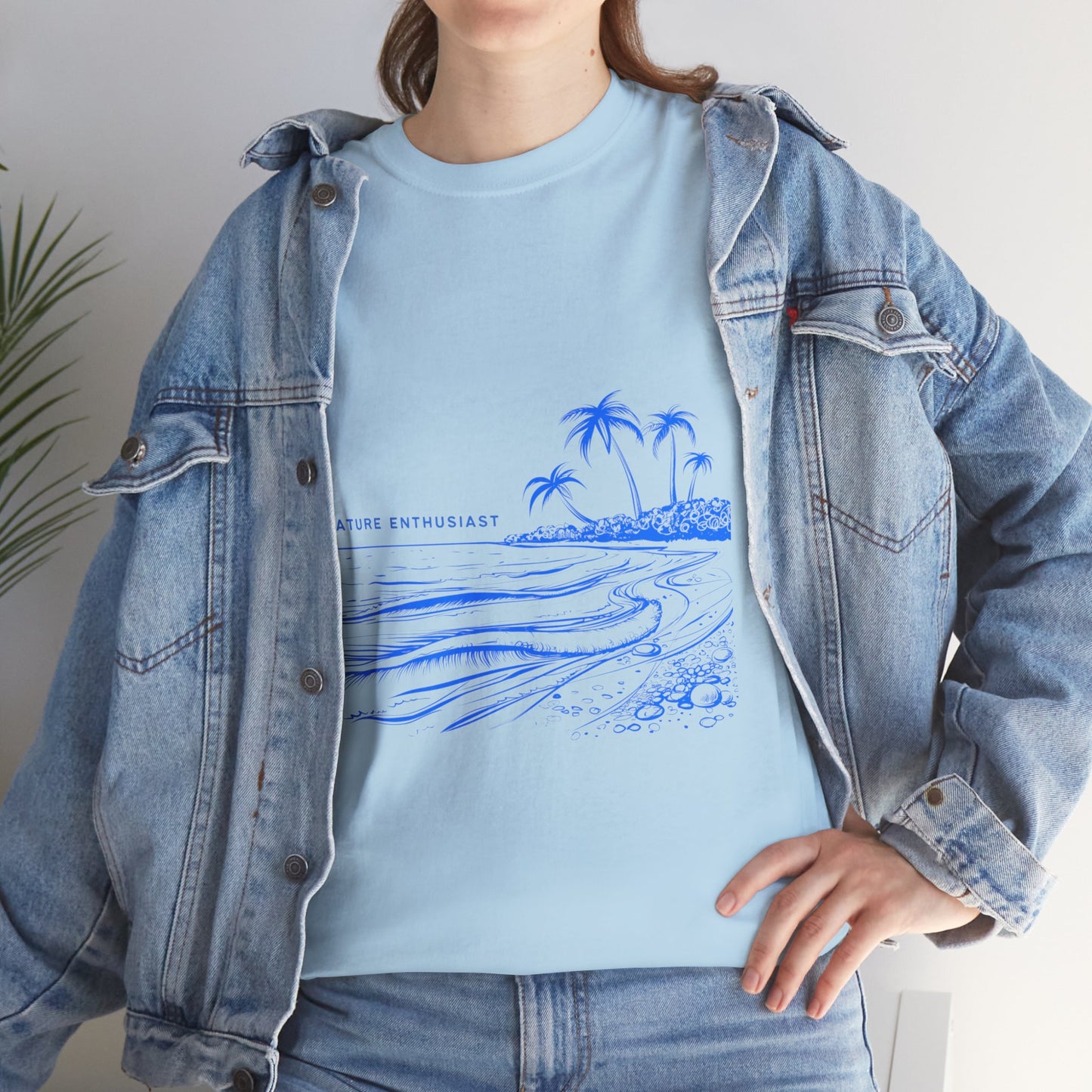 Nature Enthusiast Travel Unisex Cotton Tee