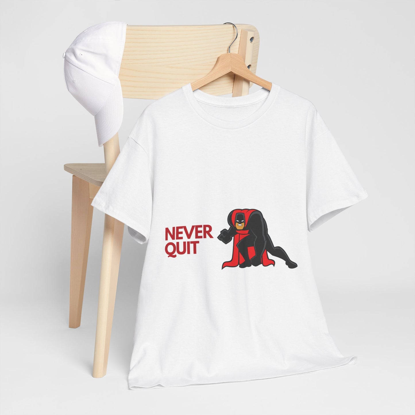 Never Quit Unisex Cotton Tee