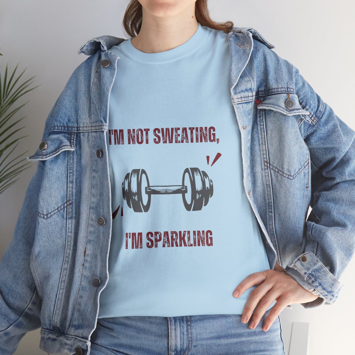 Sparkling Not Sweating Unisex Cotton Tee