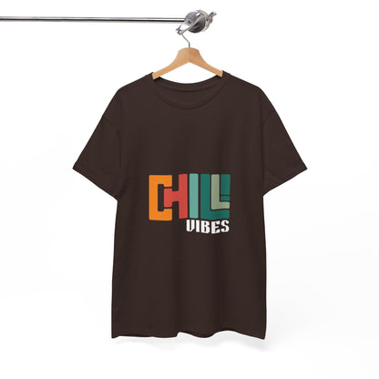 Chill Vibes Casual Unisex Cotton Tee