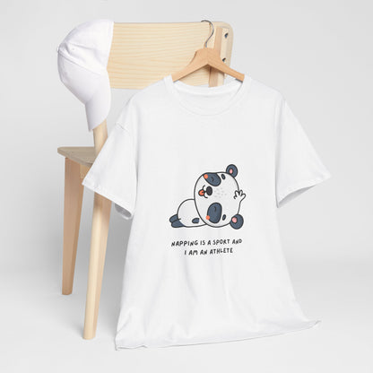 Napping Panda Unisex Cotton Tee