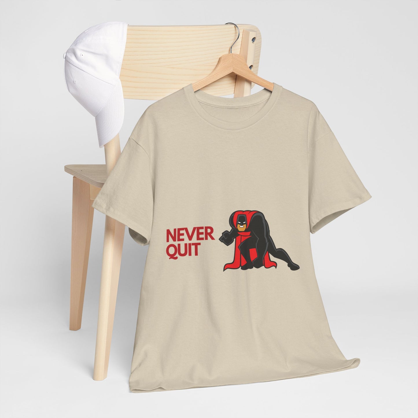 Never Quit Unisex Cotton Tee