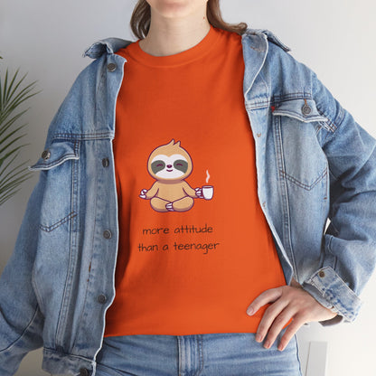 Attitude Funny Teenager Unisex Cotton Tee