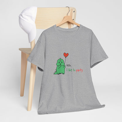 Dino Party Unisex Cotton Tee