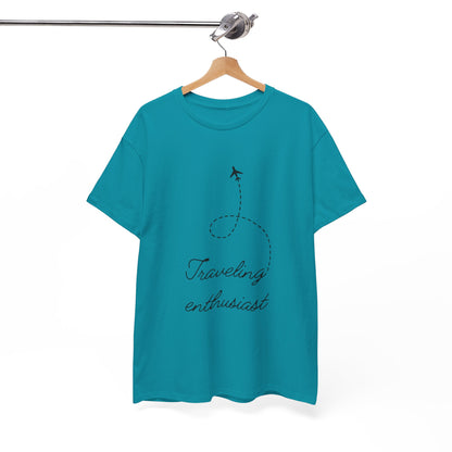 Travel Enthusiast Unisex Cotton Tee