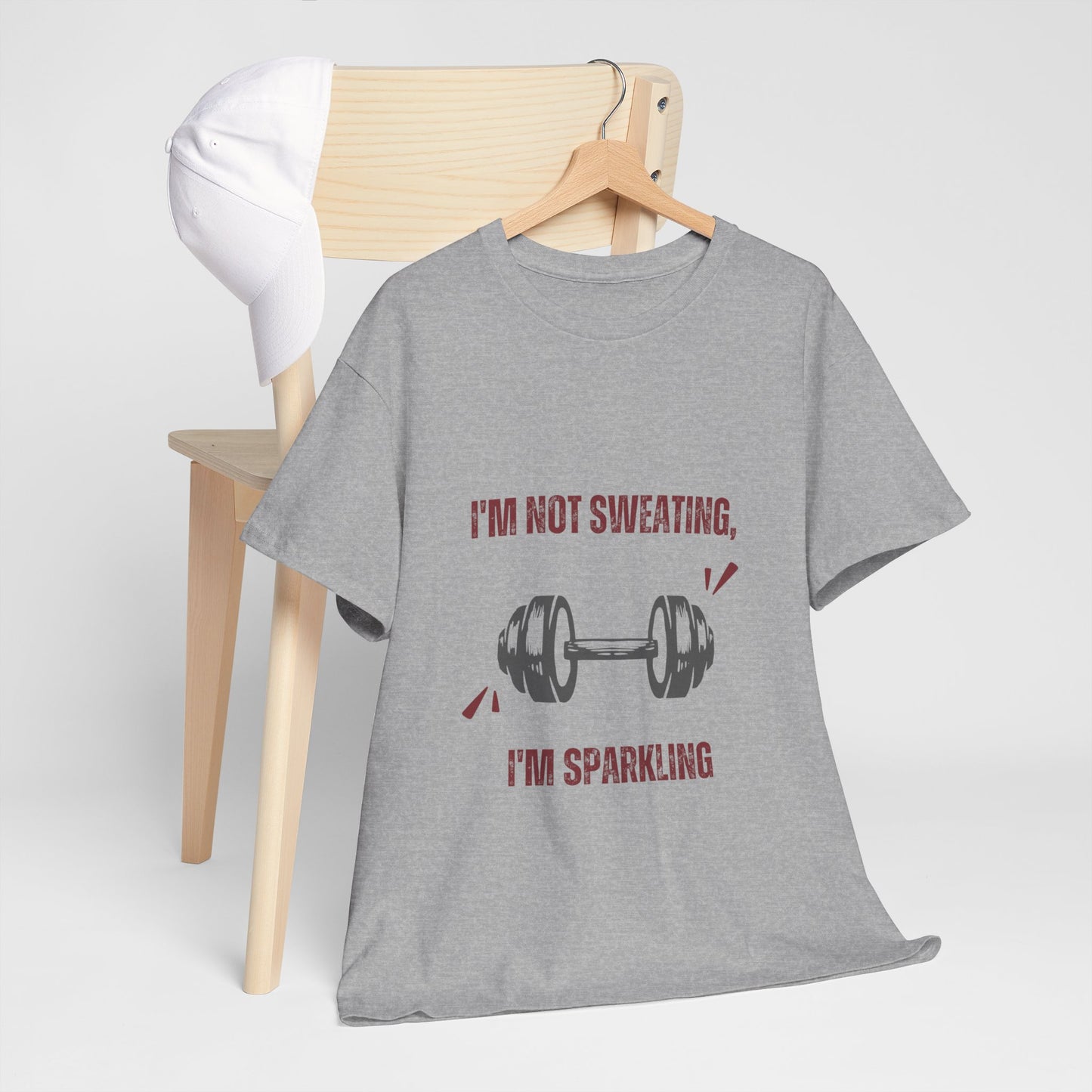 Sparkling Not Sweating Unisex Cotton Tee