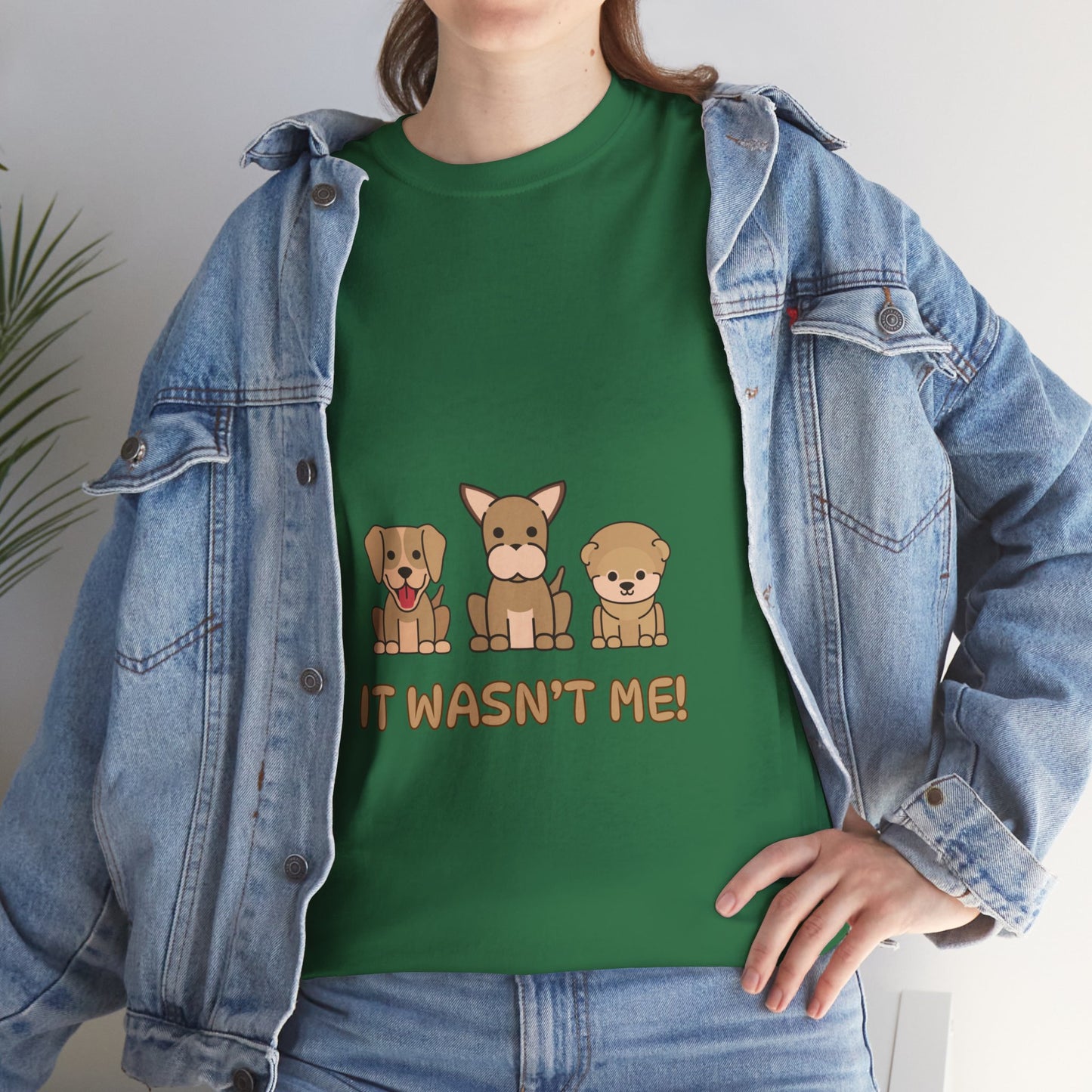 Mysterious Puppy Funny Unisex Cotton Tee