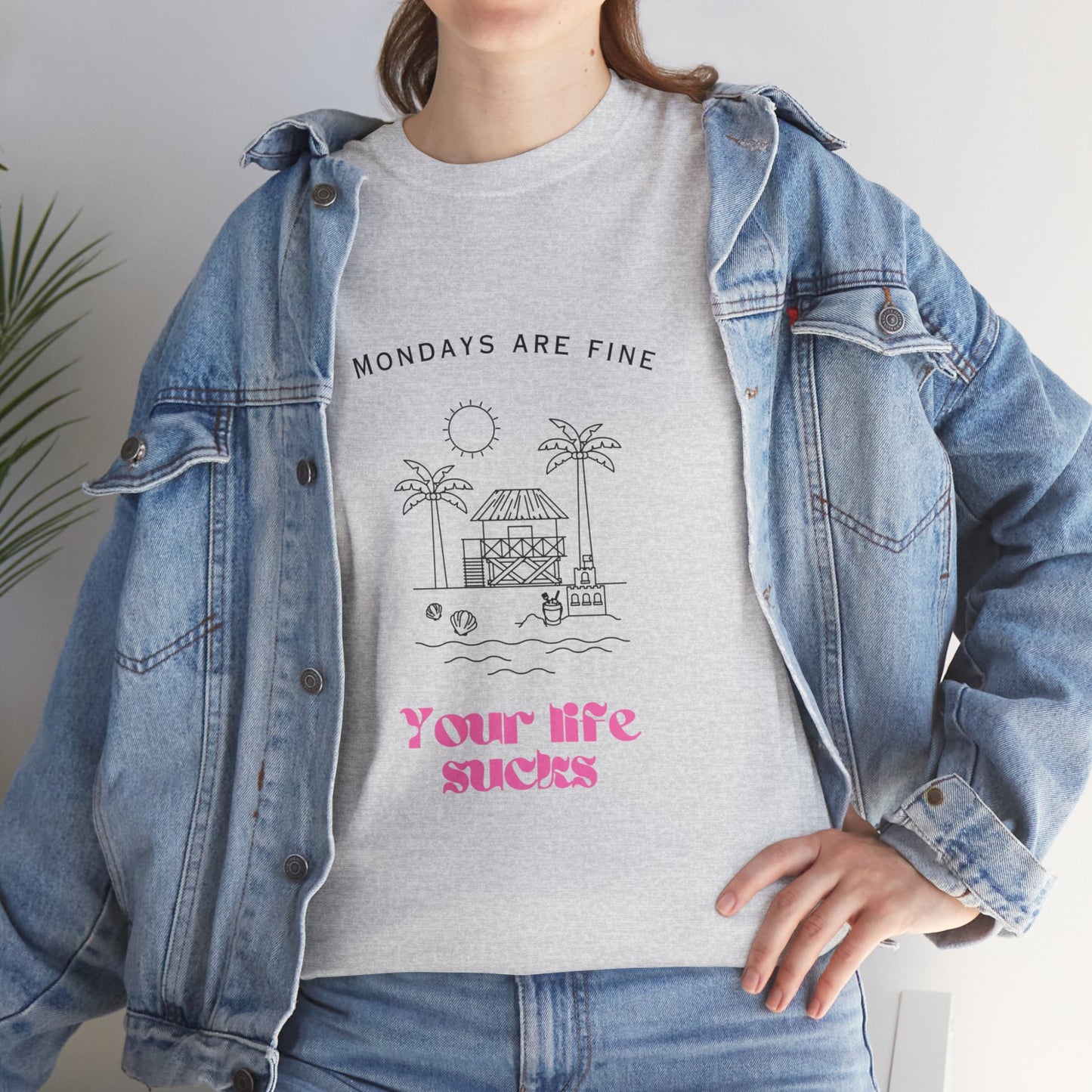 Mondays Office Humour Unisex Cotton Tee