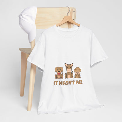 Mysterious Puppy Funny Unisex Cotton Tee