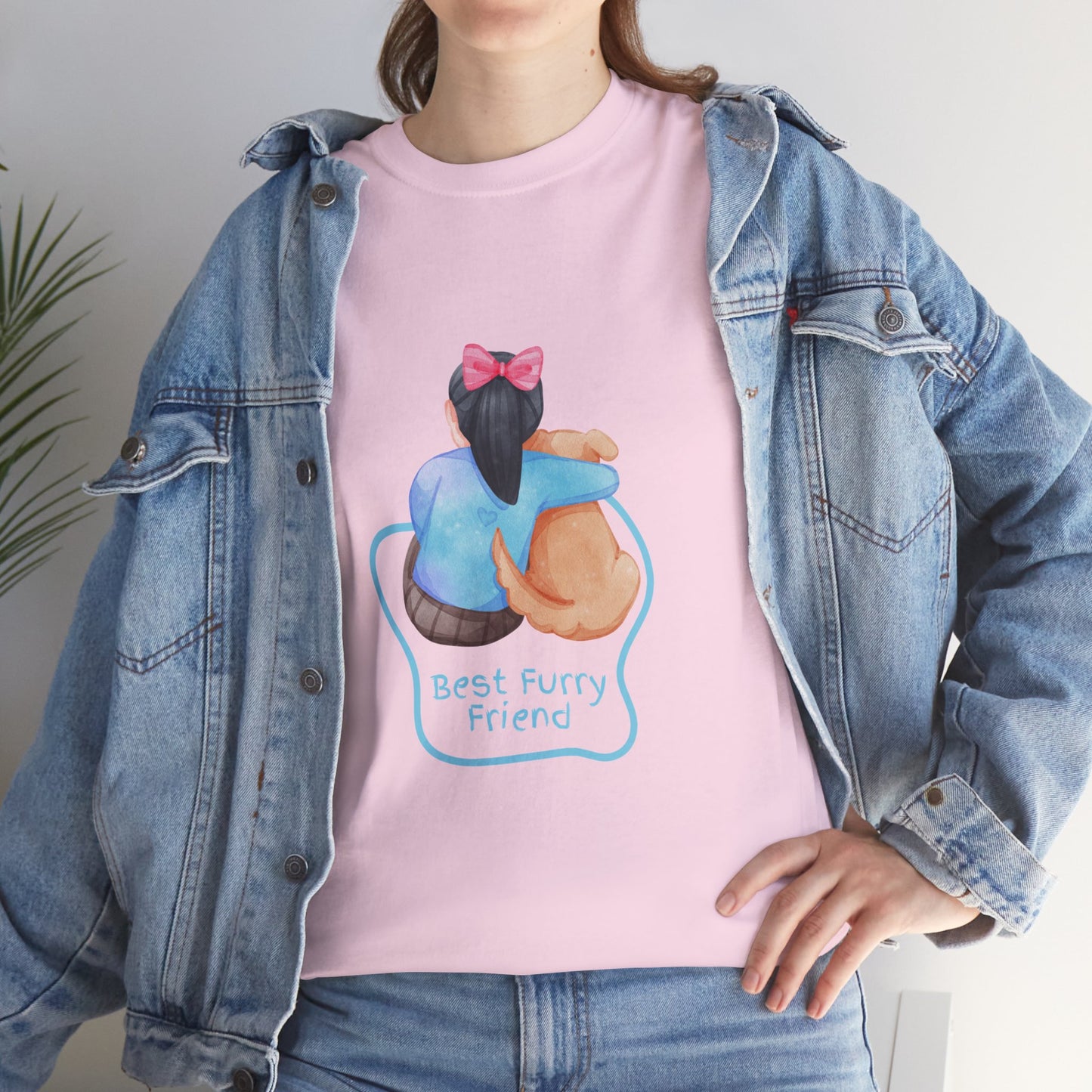 Furry Friend Pet Lover Unisex Cotton Tee