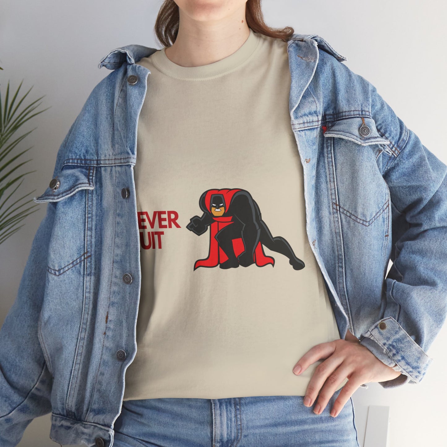 Never Quit Unisex Cotton Tee