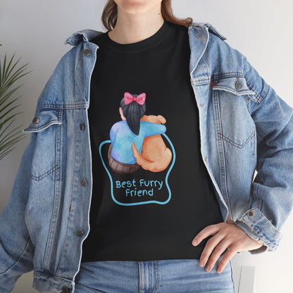 Furry Friend Pet Lover Unisex Cotton Tee